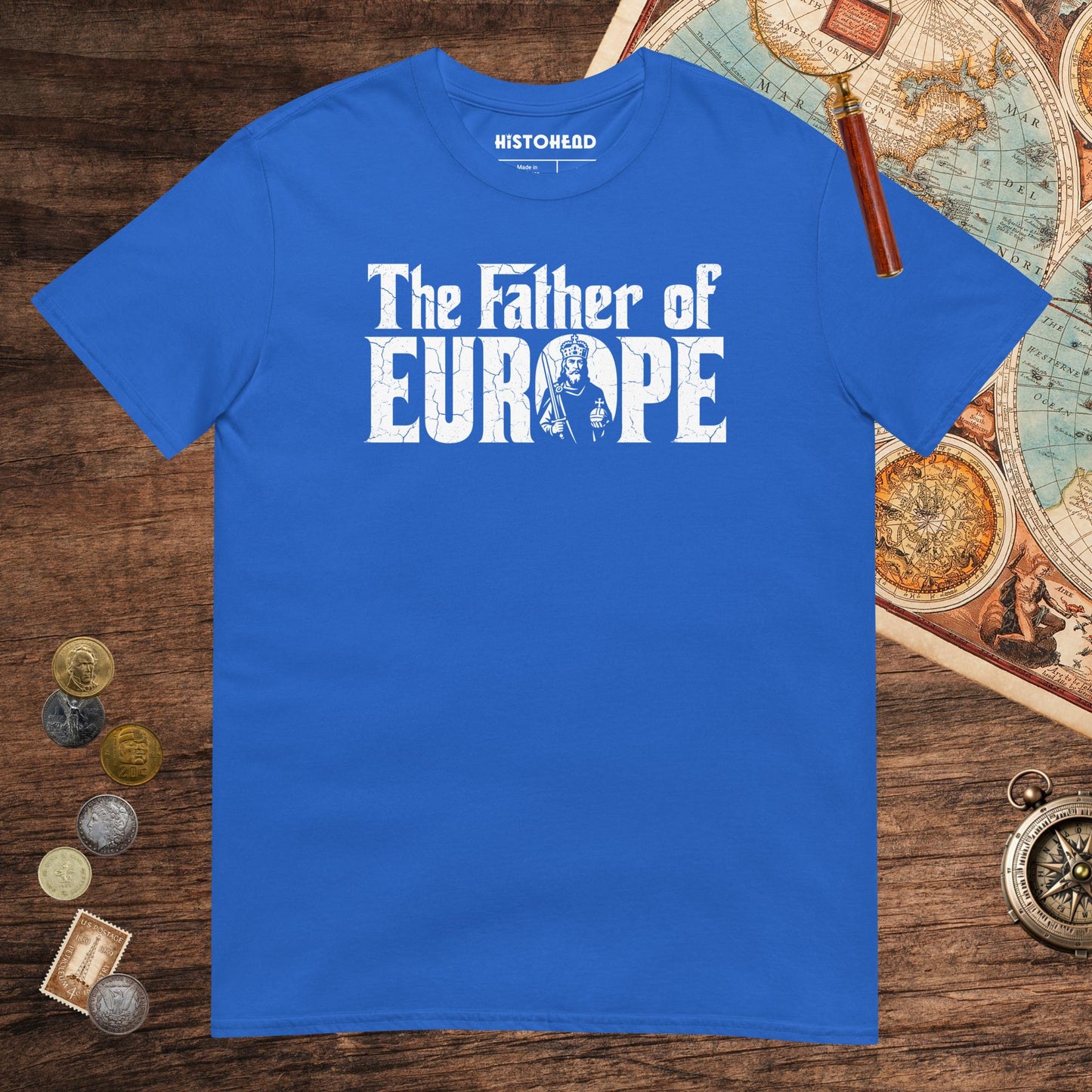 Royal Charlemagne The Father of Europe Tee - history buff gift by HistoHead