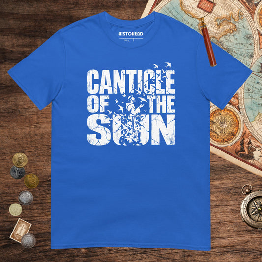 Royal Canticle of the Sun Saint Francis of Assisi Birds Tee - history buff gift by HistoHead