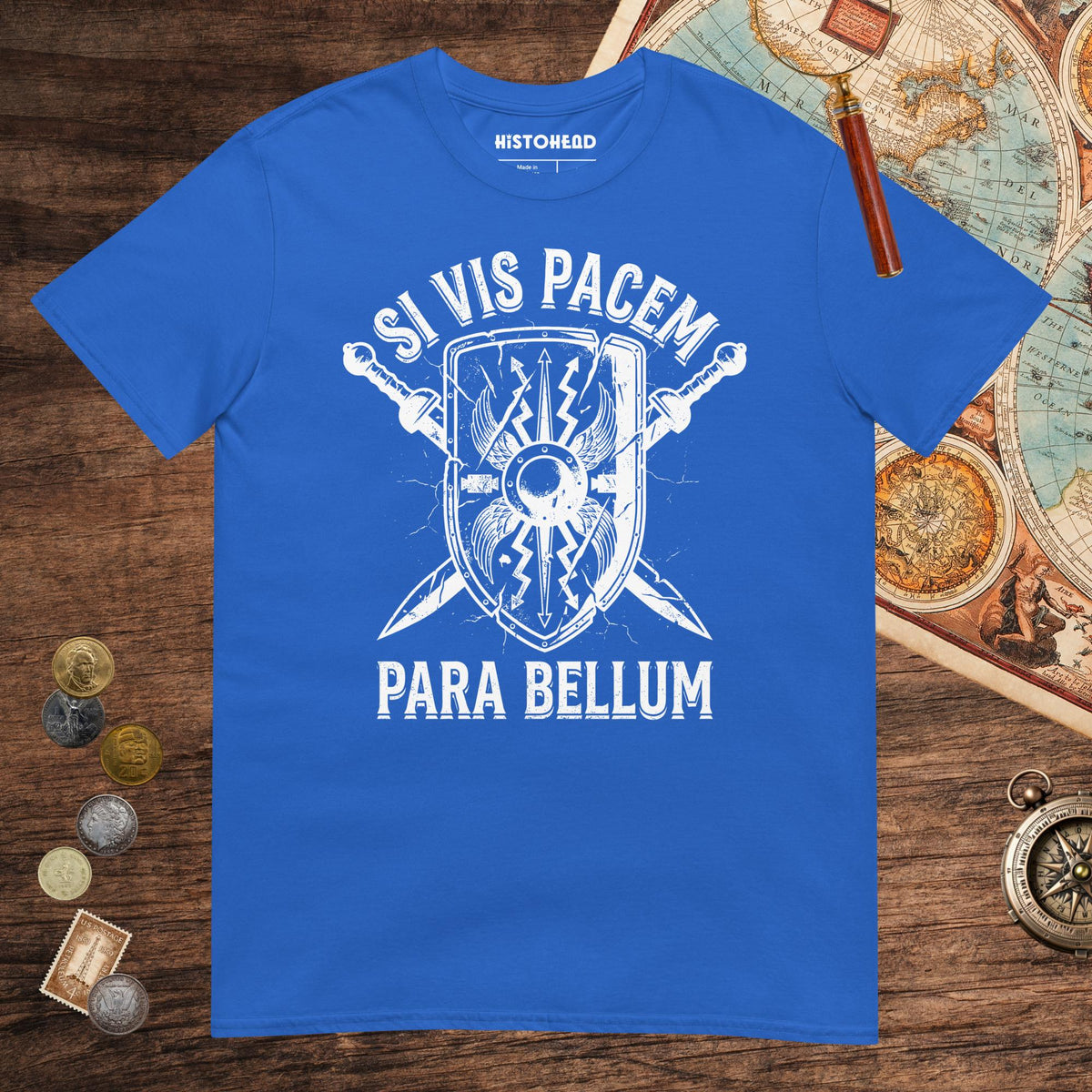 Royal Si Vis Pacem Para Bellum Scutum Tee - history buff gift by HistoHead