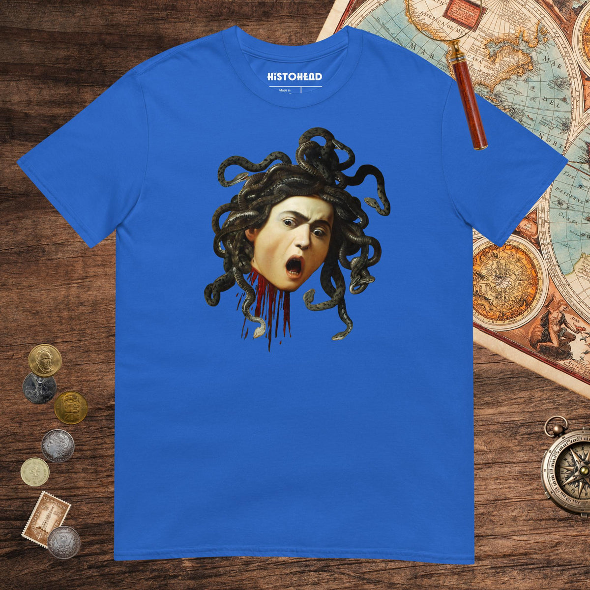 Royal Medusa by Caravaggio Tee - history buff gift by HistoHead