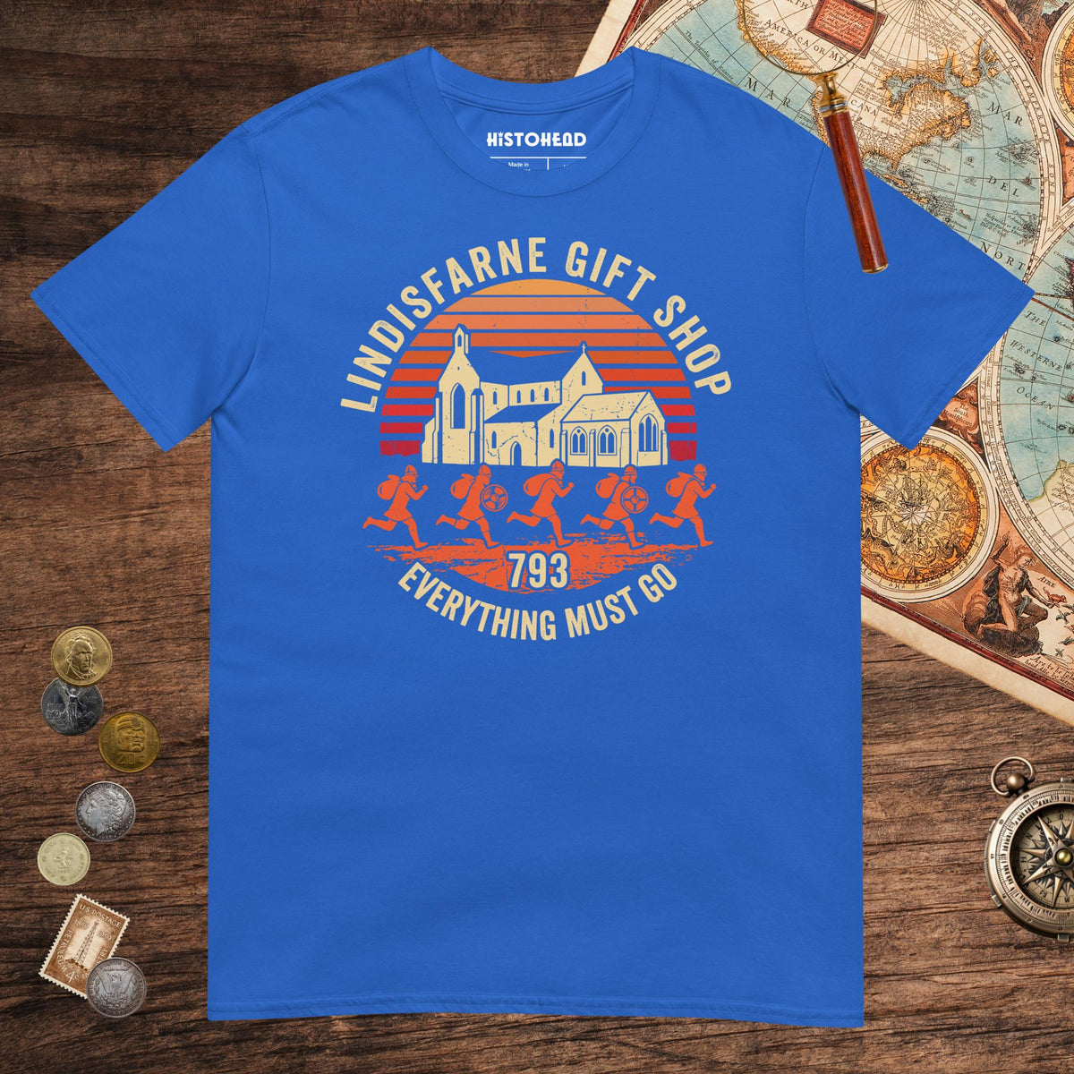 Royal Lindisfarne Gift Shop 793 Tee - history buff gift by HistoHead