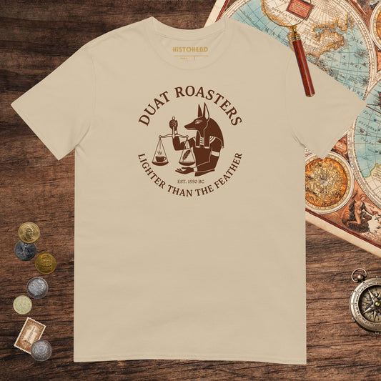 Sand Duat Roasters Tee - history buff gift by HistoHead