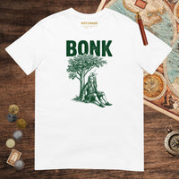 White Newton Bonk Tee - history buff gift by HistoHead