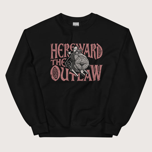 Black Hereward the Outlaw Sweatshirt - history buff gift by HistoHead