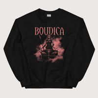 Black Boudica Warrior Queen Sweatshirt - history buff gift by HistoHead