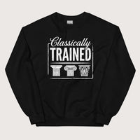 Black Classically Trained Sweatshirt - history buff gift by HistoHead