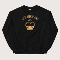 Black Let Them Eat Cake Sweatshirt - history buff gift by HistoHead