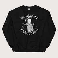 Black Henry VIII Execution Sweatshirt - history buff gift by HistoHead
