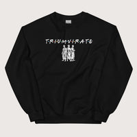 Black First Triumvirate Sweatshirt - history buff gift by HistoHead