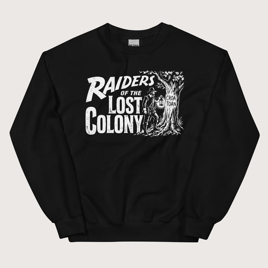 Black Raiders of the Lost Colony Sweatshirt - history buff gift by HistoHead