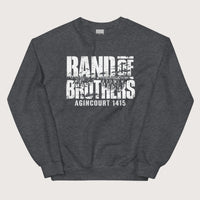 Dark Heather Band of Brothers Agincourt 1415 Sweatshirt - history buff gift by HistoHead