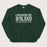 Forest Green Chanson de Roland Battle of Roncevaux Sweatshirt - history buff gift by HistoHead