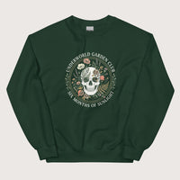 Forest Green Persephone Underworld Garden Club Sweatshirt - history buff gift by HistoHead