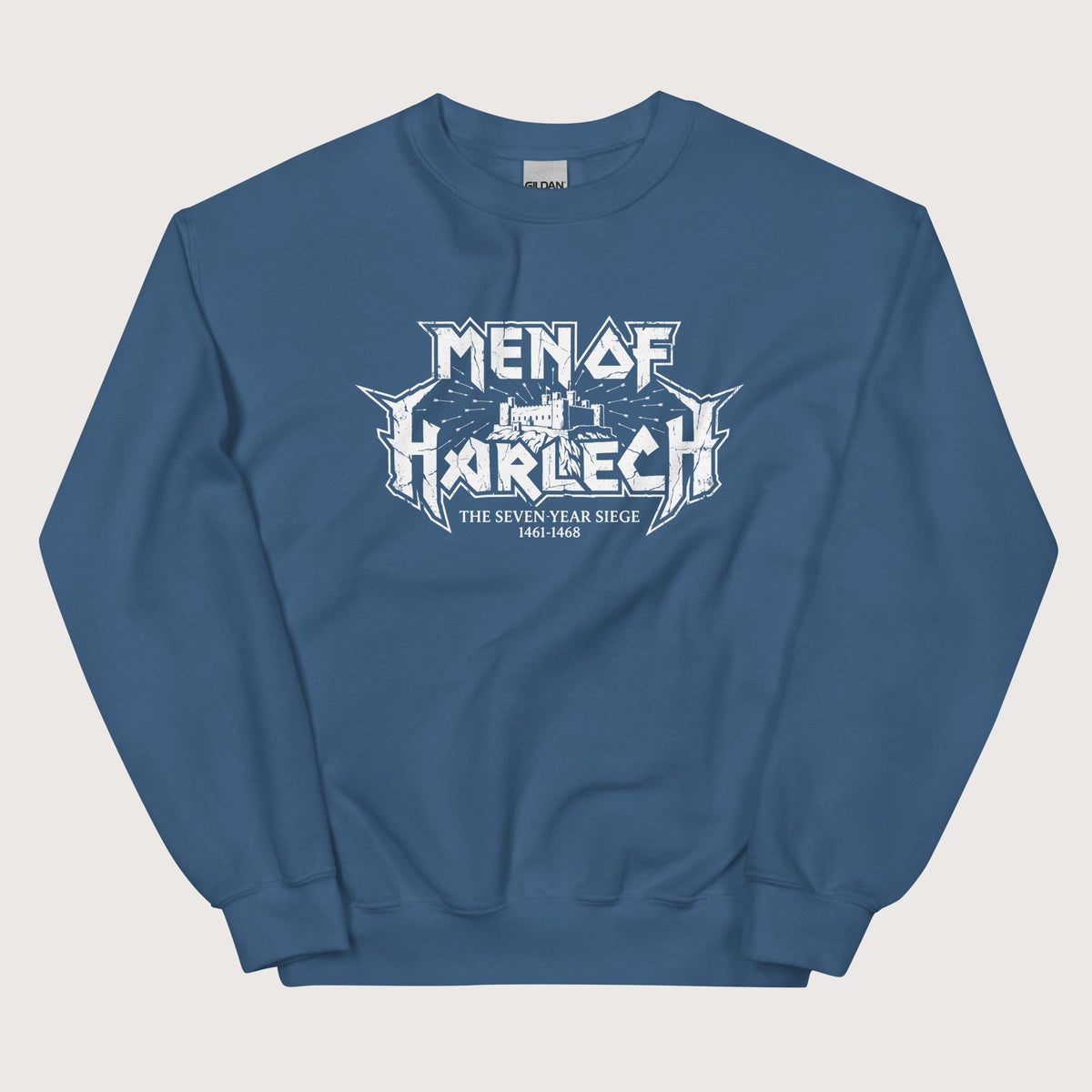 Indigo Blue Men of Harlech Sweatshirt - history buff gift by HistoHead