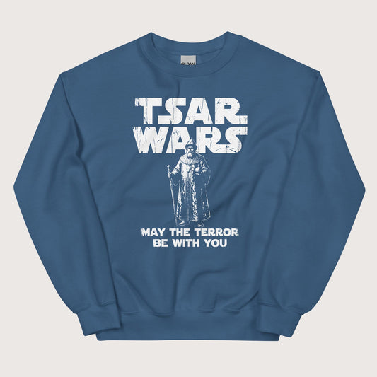 Indigo Blue Ivan the Terrible Tsar Wars Sweatshirt - history buff gift by HistoHead
