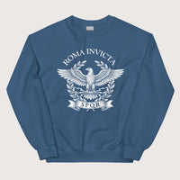 Indigo Blue Roma Invicta Sweatshirt - history buff gift by HistoHead