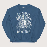 Indigo Blue Rhiannon Uncatchable Unavailable Unbridled Sweatshirt - history buff gift by HistoHead