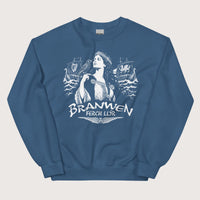 Indigo Blue Branwen ferch Llŷr Sweatshirt - history buff gift by HistoHead