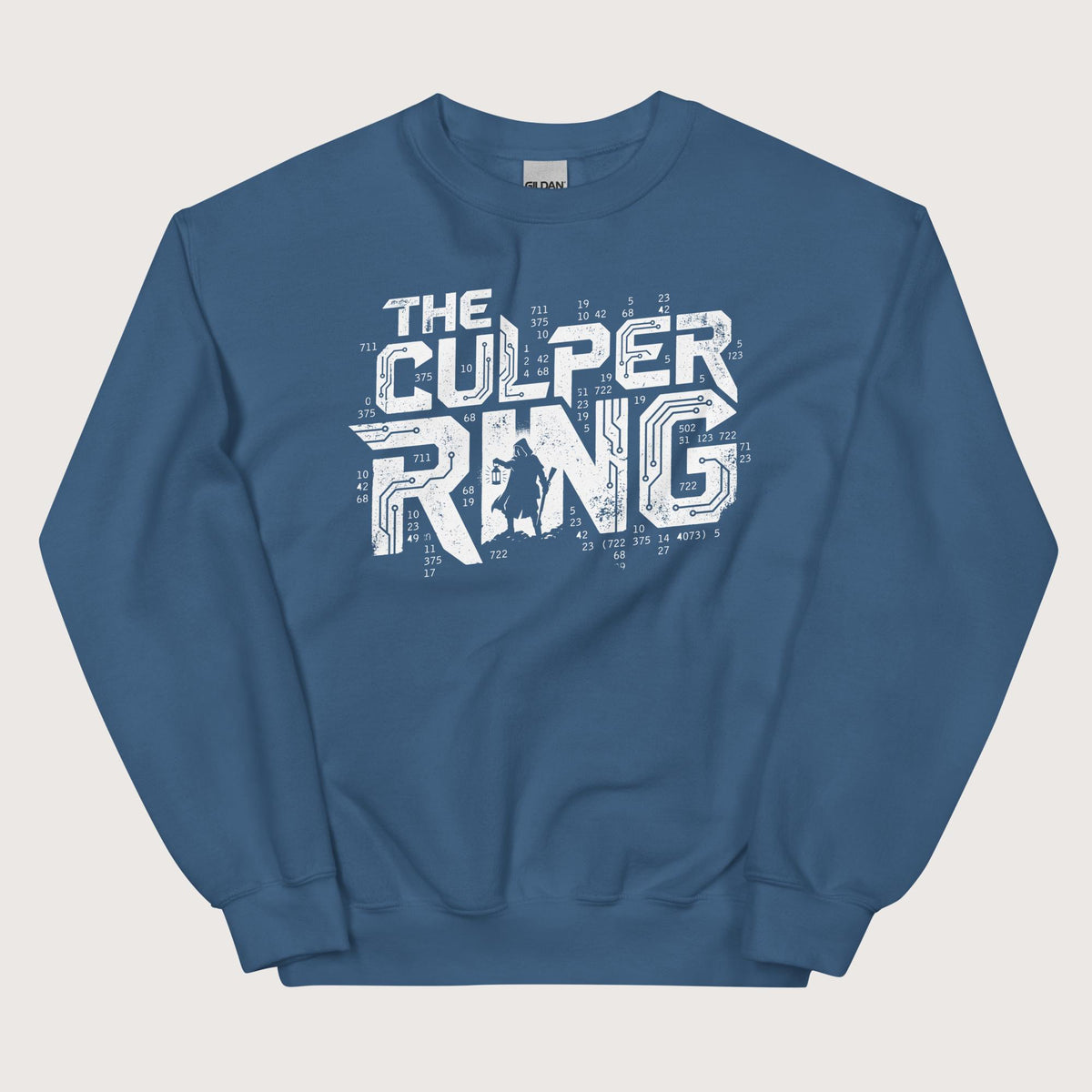 Indigo Blue The Culper Ring Sweatshirt - history buff gift by HistoHead