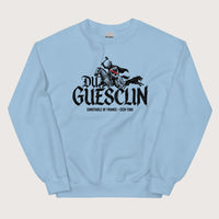 Light Blue Du Guesclin Sweatshirt - history buff gift by HistoHead