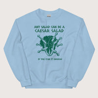 Light Blue Caesar Salad Sweatshirt - history buff gift by HistoHead