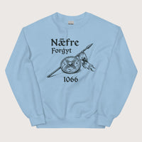 Light Blue Never Forget 1066 Sweatshirt - history buff gift by HistoHead