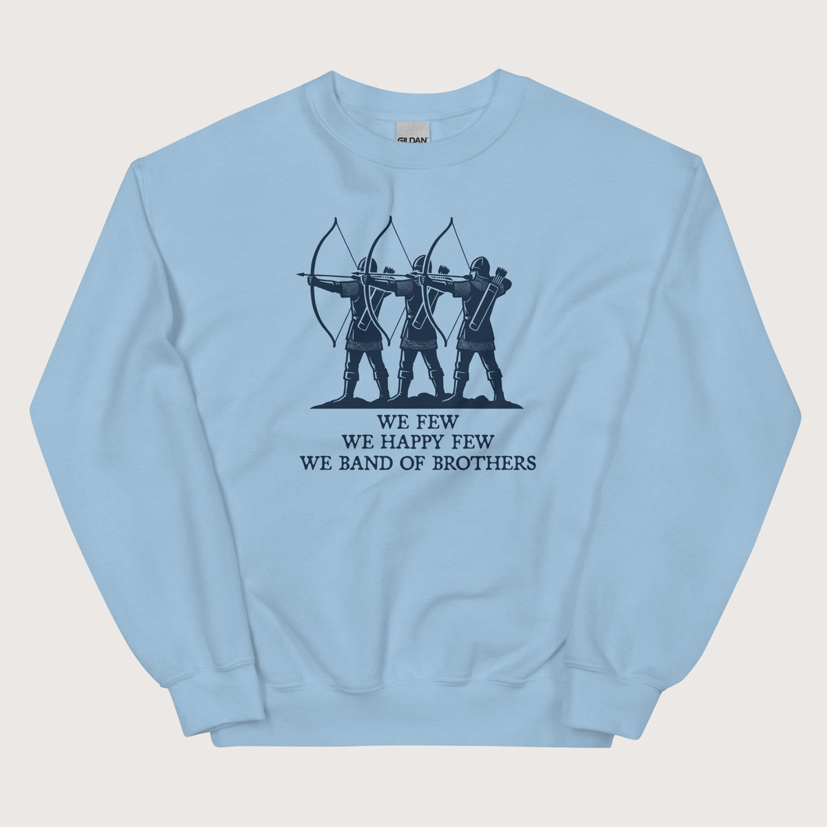 Light Blue Band of Brothers Sweatshirt - history buff gift by HistoHead