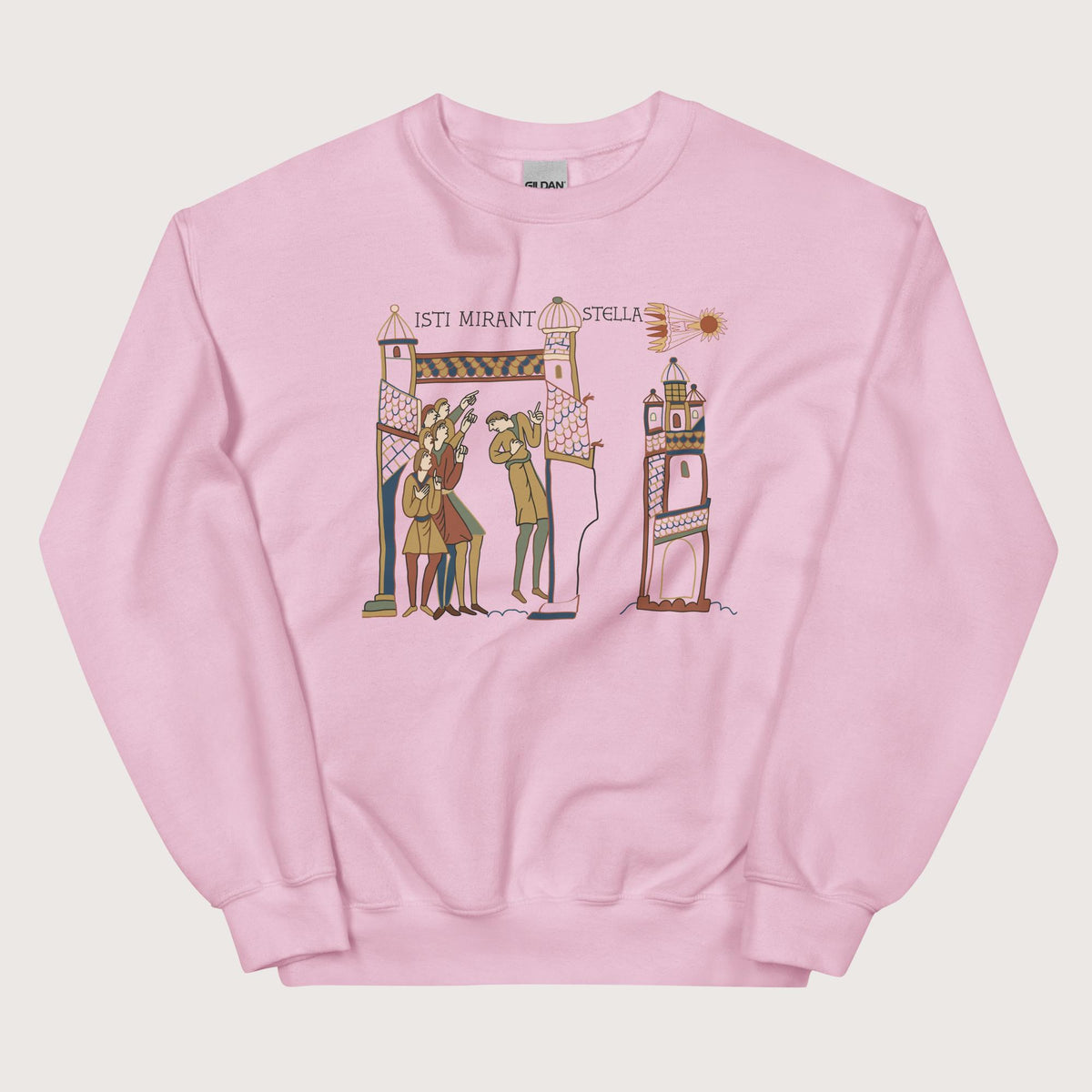 Light Pink Isti Mirant Stella Sweatshirt - history buff gift by HistoHead