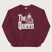 Maroon Queen Elizabeth I Sweatshirt - history buff gift by HistoHead