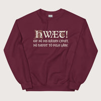 Maroon If You Can Read This You Have Too Much Education in Old English Sweatshirt - history buff gift by HistoHead