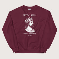 Maroon Æthelstan Battle of Brunanburh Sweatshirt - history buff gift by HistoHead