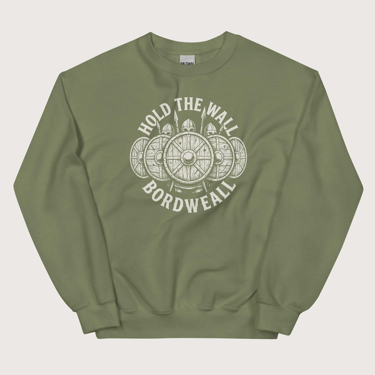 Military Green Hold the Wall Sweatshirt - history buff gift by HistoHead