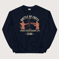 Navy Battle of Crecy 1346 Sweatshirt - history buff gift by HistoHead