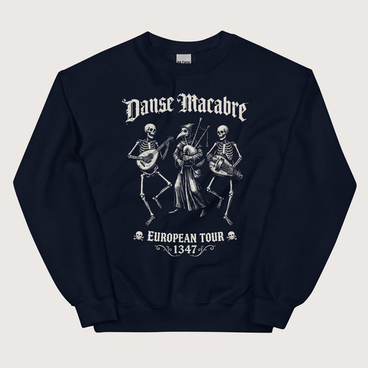 Navy Danse Macabre European Tour Sweatshirt - history buff gift by HistoHead