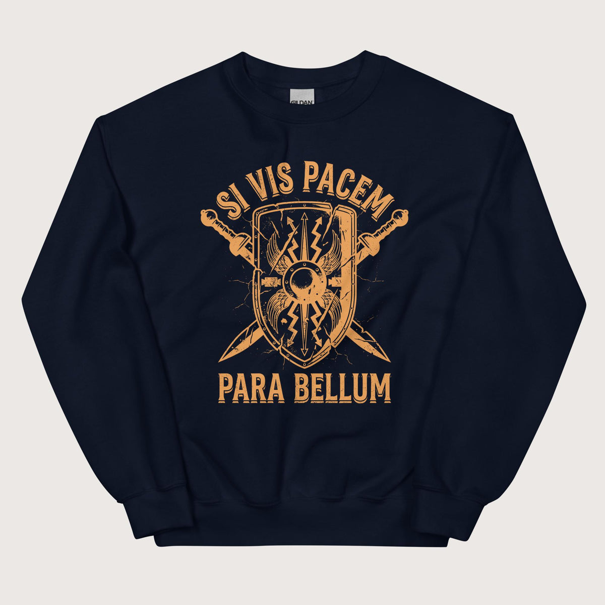 Navy Si Vis Pacem Para Bellum Scutum Sweatshirt - history buff gift by HistoHead