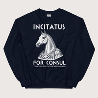 Navy Incitatus For Consul Sweatshirt - history buff gift by HistoHead