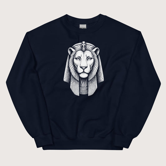 Navy Sekhmet Sweatshirt - history buff gift by HistoHead