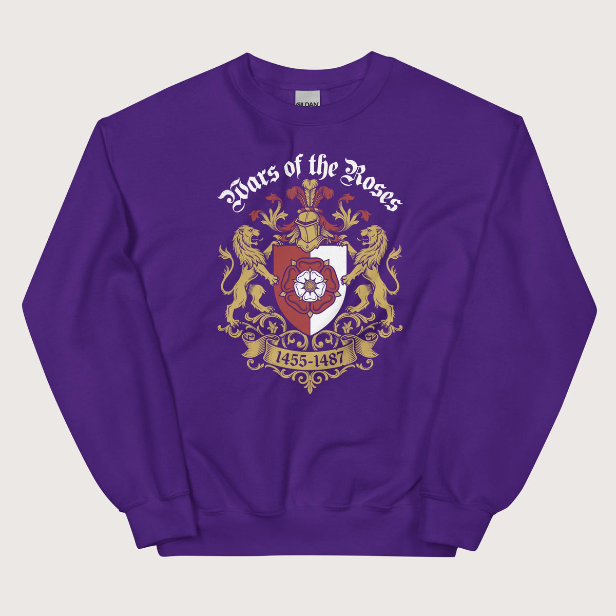 Purple Wars of the Roses Sweatshirt - history buff gift by HistoHead