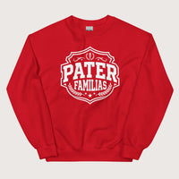 Red Pater Familias Latin Sweatshirt - history buff gift by HistoHead
