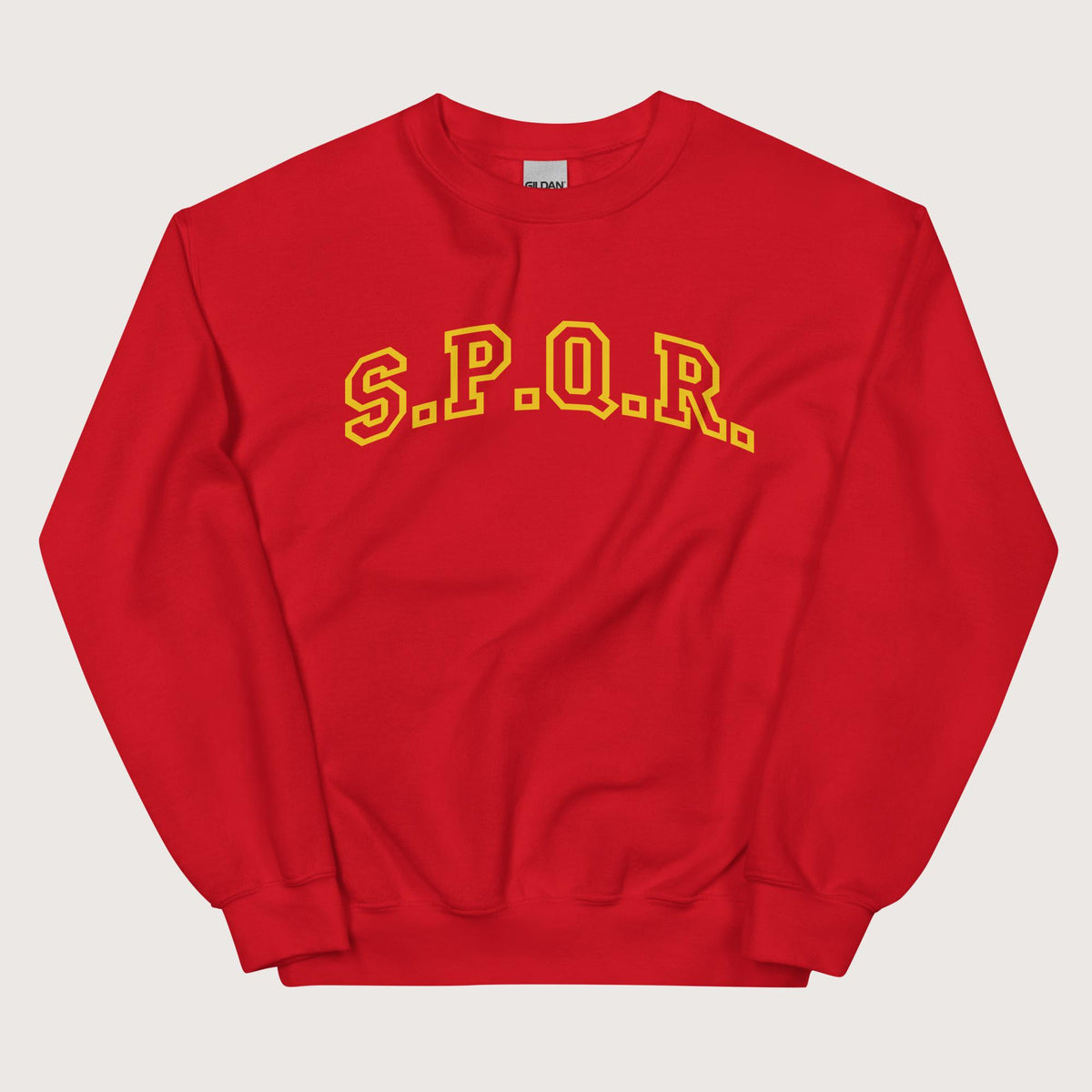 Red SPQR Sweatshirt - history buff gift by HistoHead
