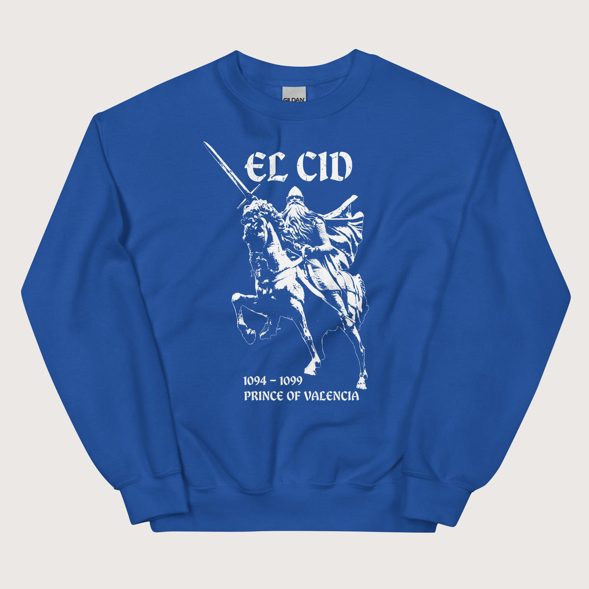 Royal El Cid Prince of Valencia Sweatshirt - history buff gift by HistoHead