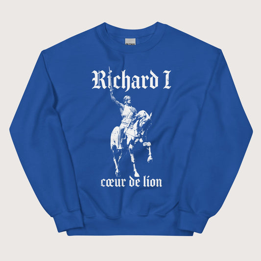 Royal Richard I Coeur de Lion Sweatshirt - history buff gift by HistoHead