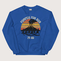 Royal Pompeii Fun Run Retro Sweatshirt - history buff gift by HistoHead