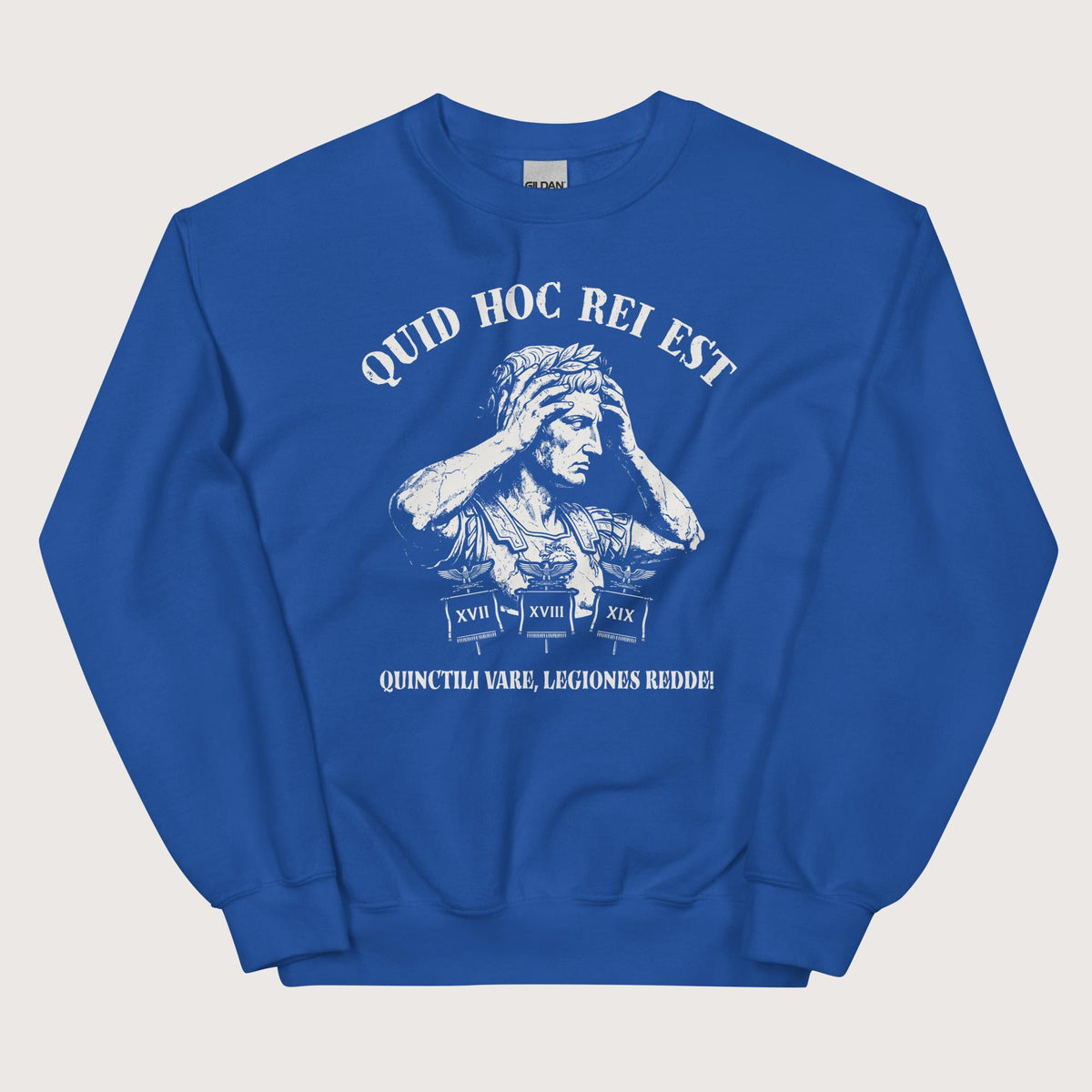 Royal Augustus What the Hell Is This Latin Sweatshirt - history buff gift by HistoHead