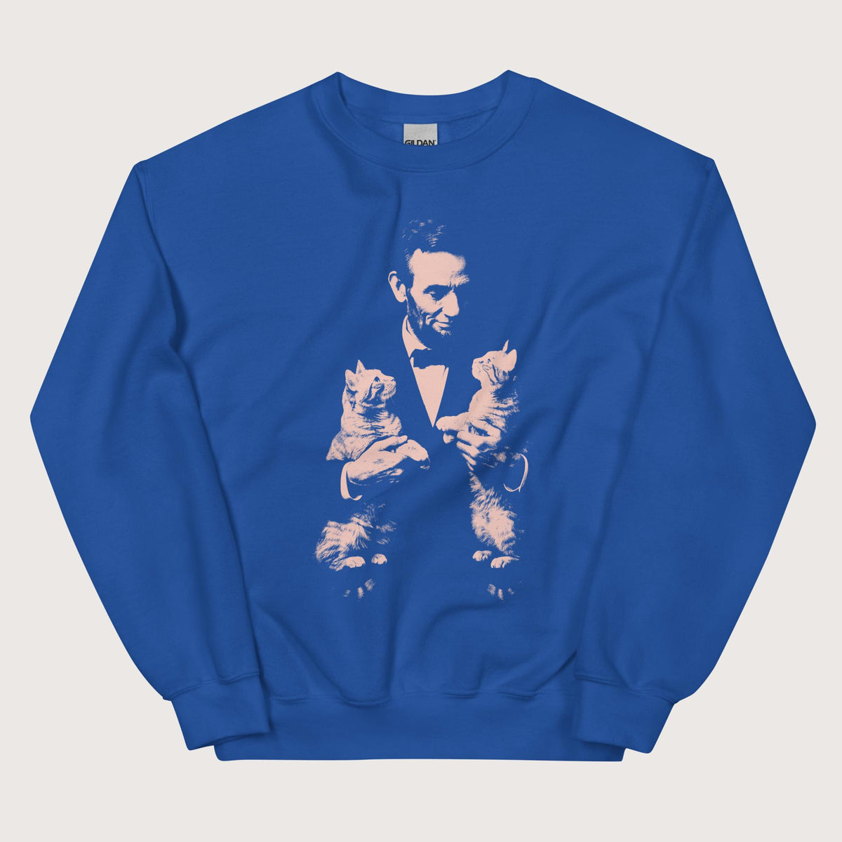 Royal Lincoln Kittens Sweatshirt - history buff gift by HistoHead