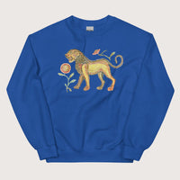 Royal Ancient Roman Mosaic Lion Sweatshirt - history buff gift by HistoHead