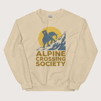 Sand Alpine Crossing Society Sweatshirt - history buff gift by HistoHead