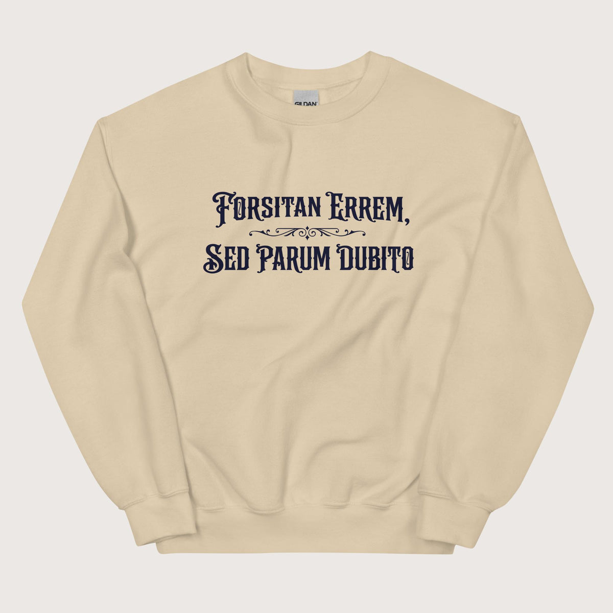 Sand I May Be Wrong But I Doubt It in Latin Sweatshirt - history buff gift by HistoHead