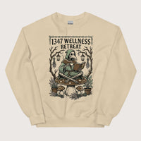 Sand Plague Doctor Wellness Retreat Sweatshirt - history buff gift by HistoHead