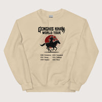 Sand Genghis Khan World Tour Sweatshirt - history buff gift by HistoHead